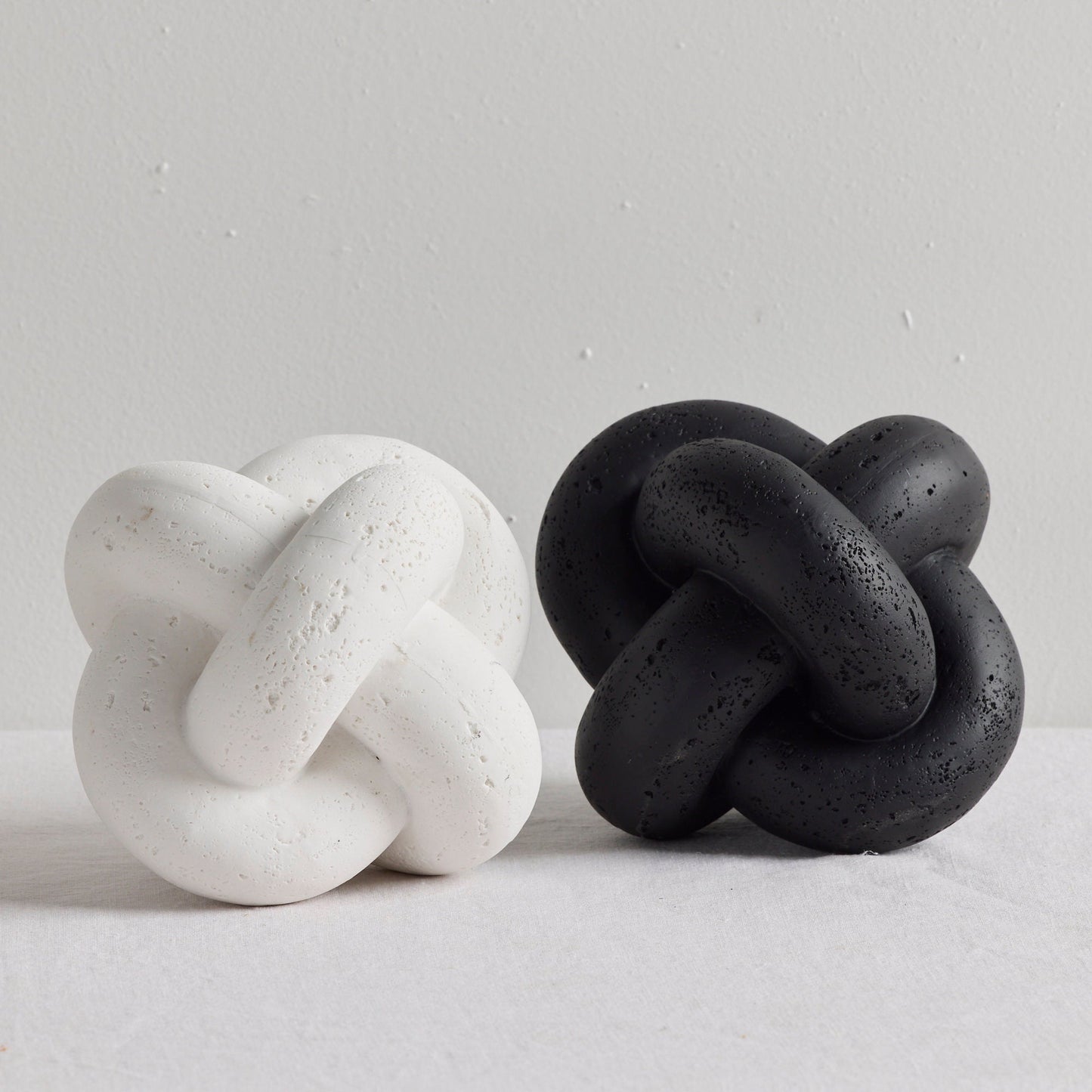 Objet entrelacé - Noir