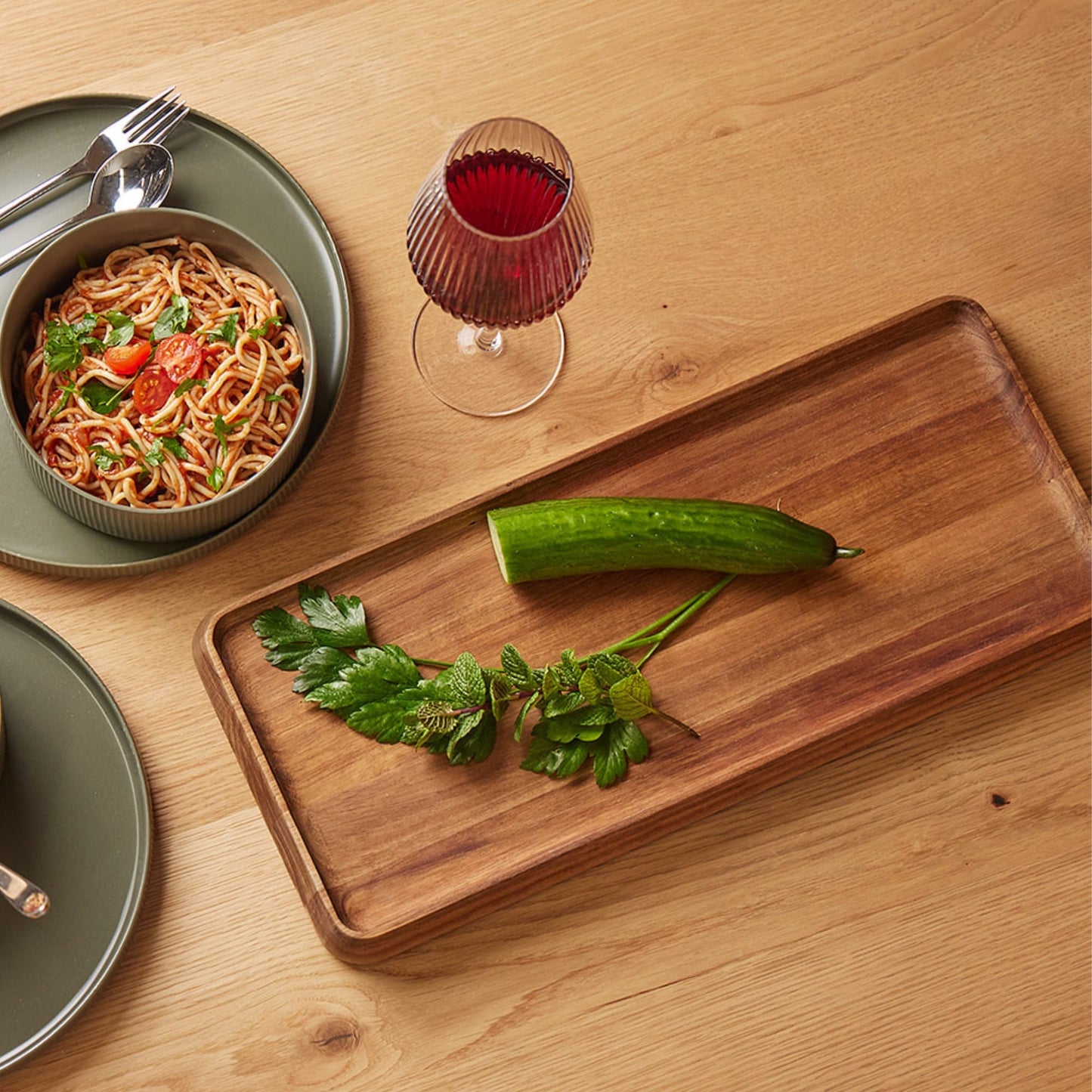 Planche rectangulaire Inge - Acacia