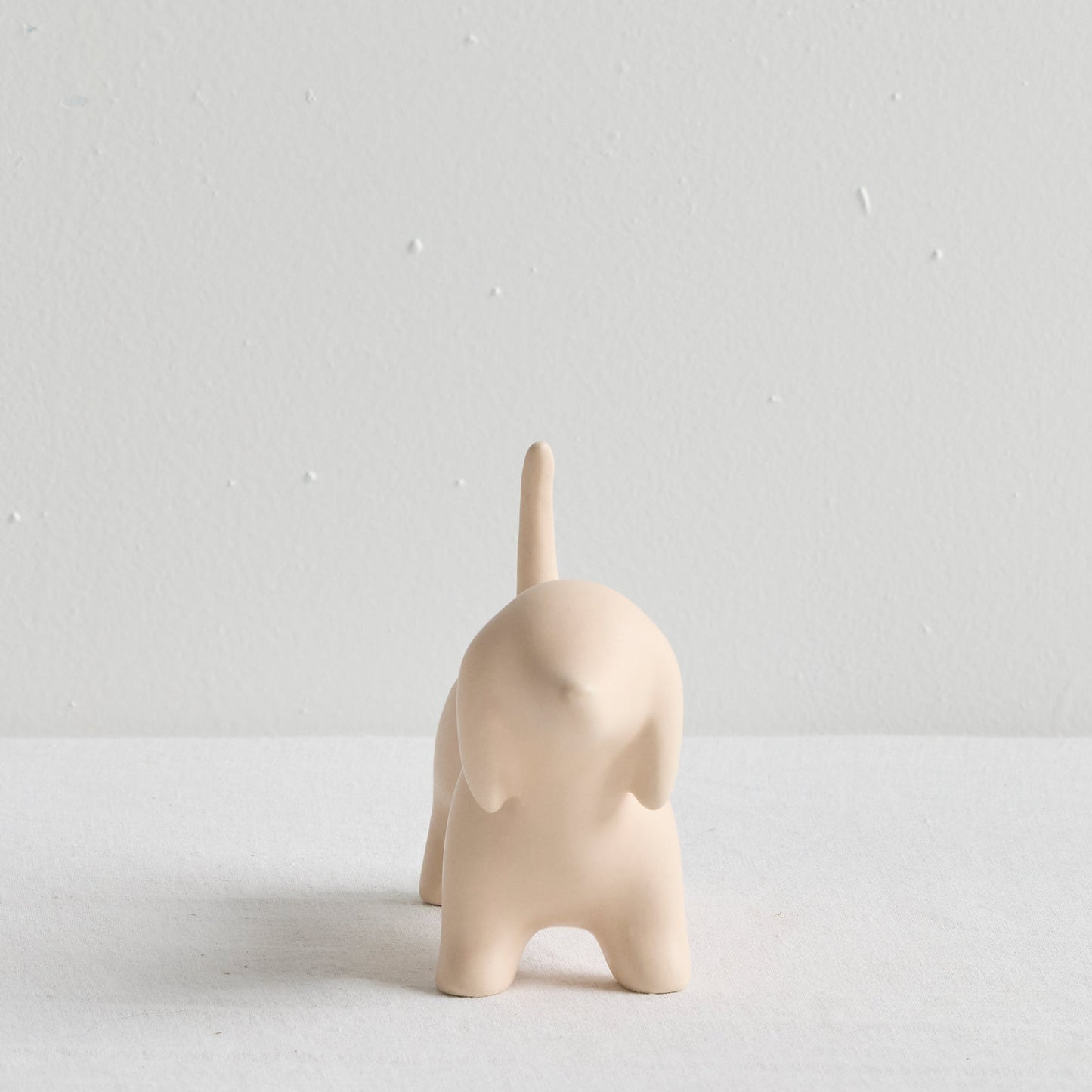 Objet Chien Heureux - Rose pâle