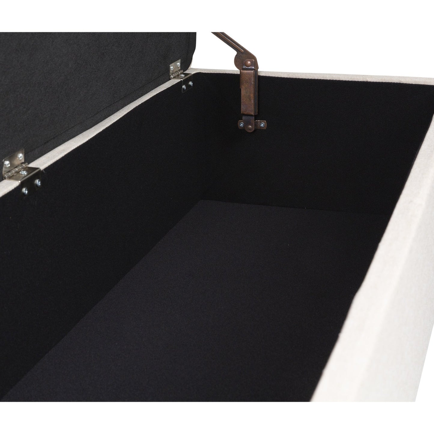 Pouf de rangement - Naturel