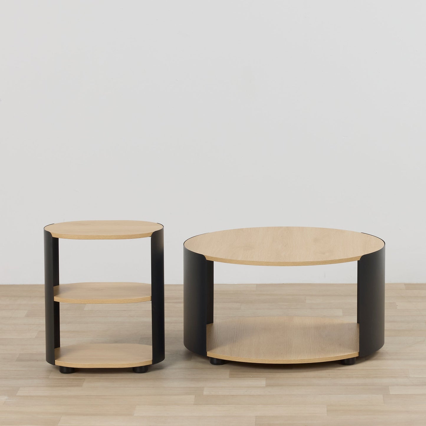 Table d'appoint Stellan - Naturel/Noir