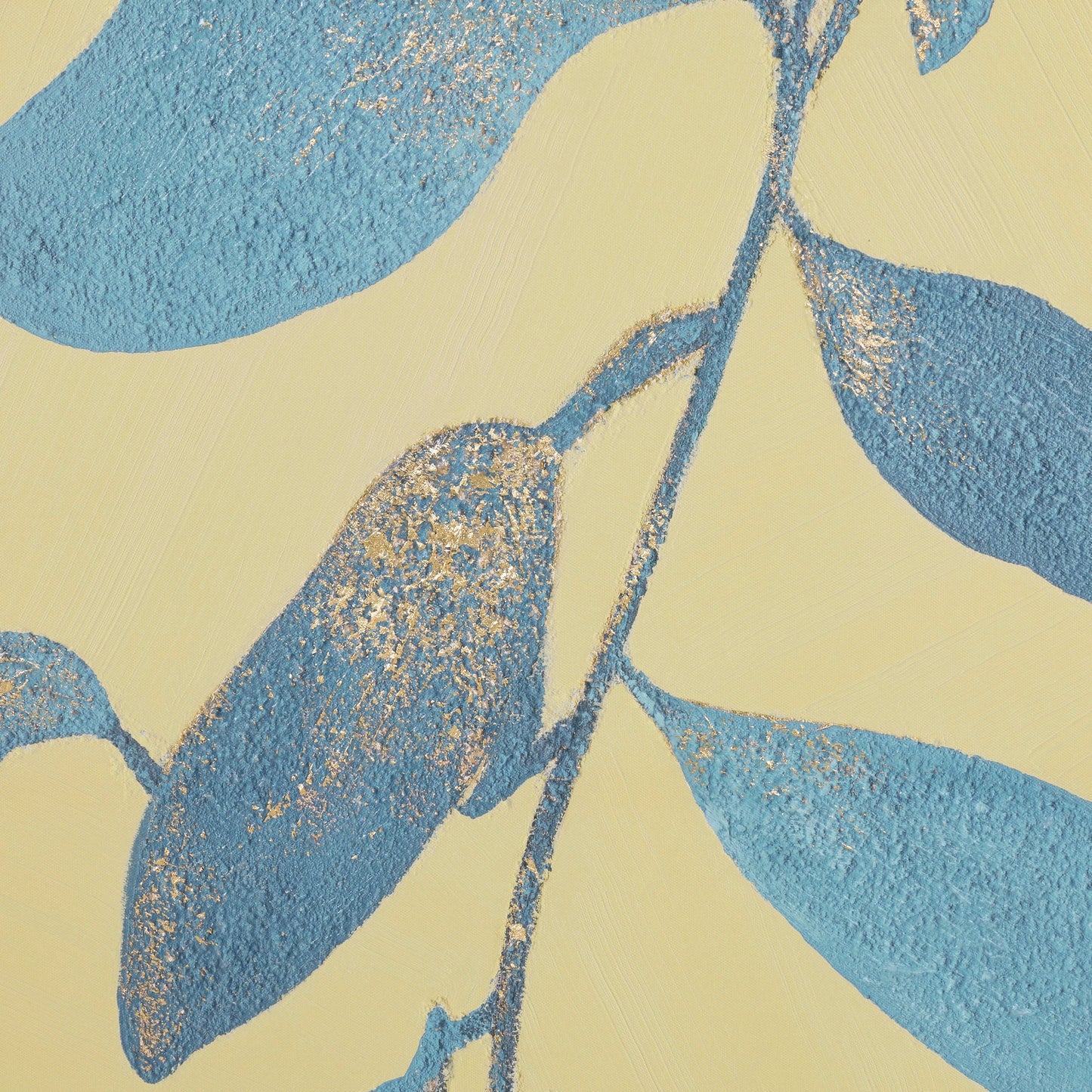 Illustration de branche d'olivier - Jaune