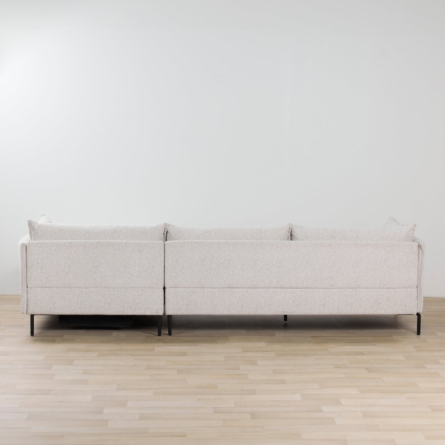 Méridienne Lugo 3 places côté droit - Naturel