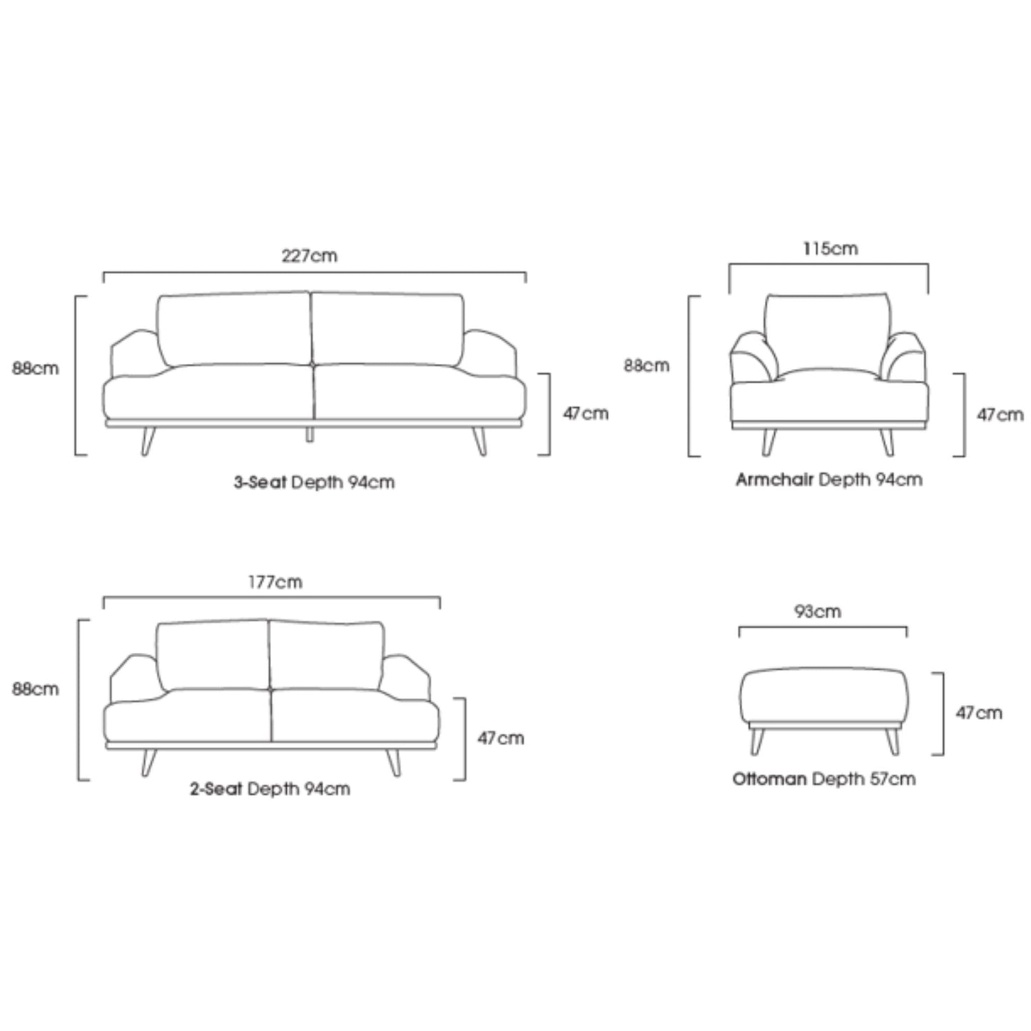 Fauteuil Montemart - Beige