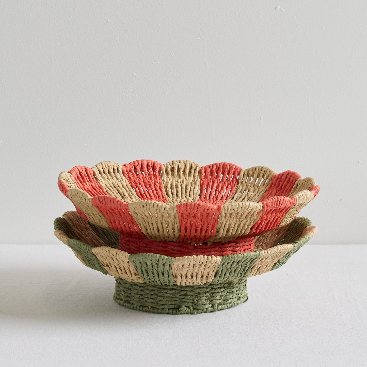 Panier Josie - Tangelo/Naturel