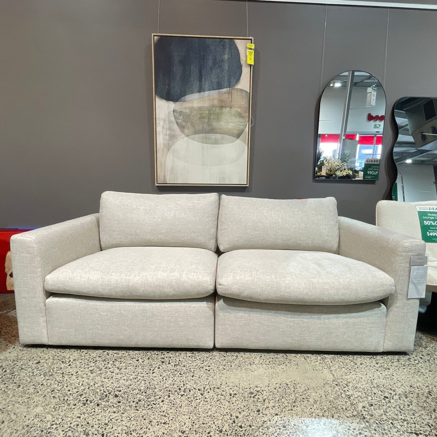 Canapé modulaire Grananda - Avoine - Modèle d'exposition