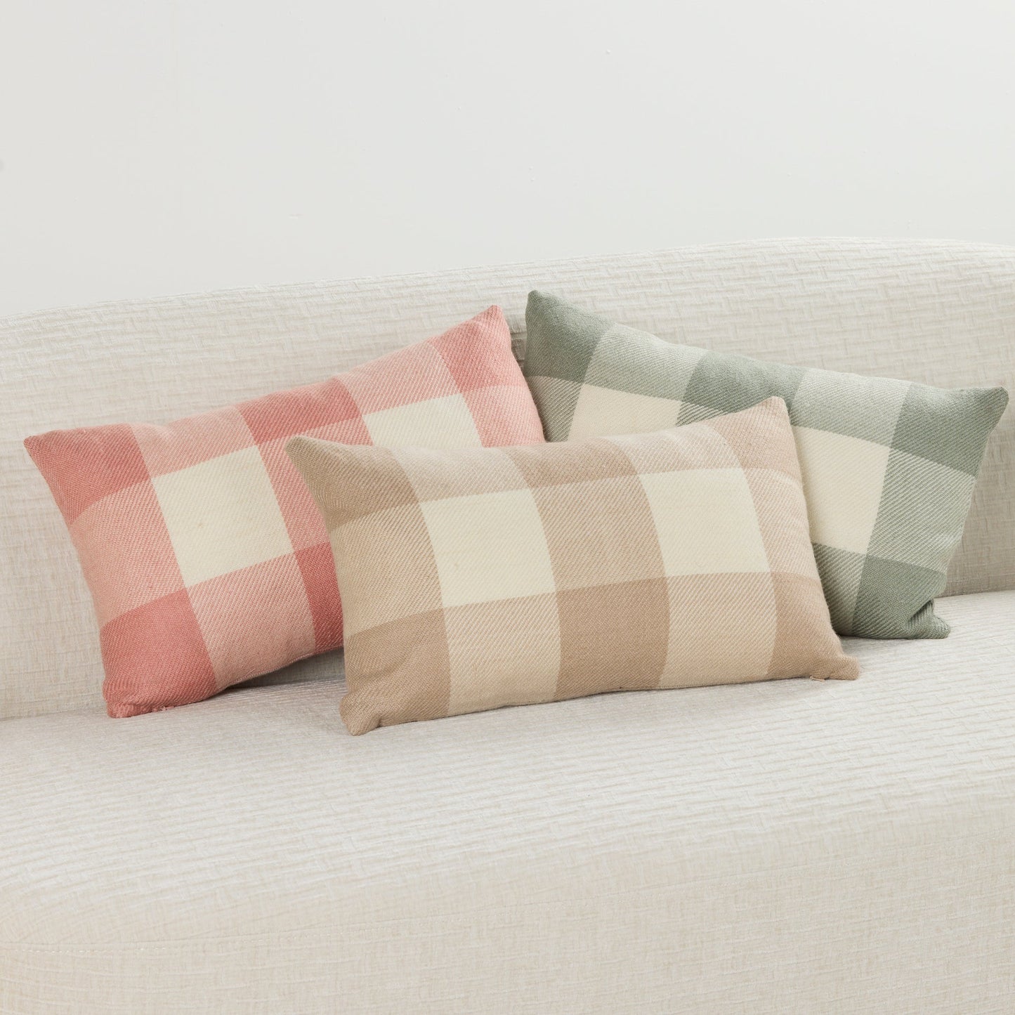 Coussin Alfie - 30 x 50 cm - Rose tendre