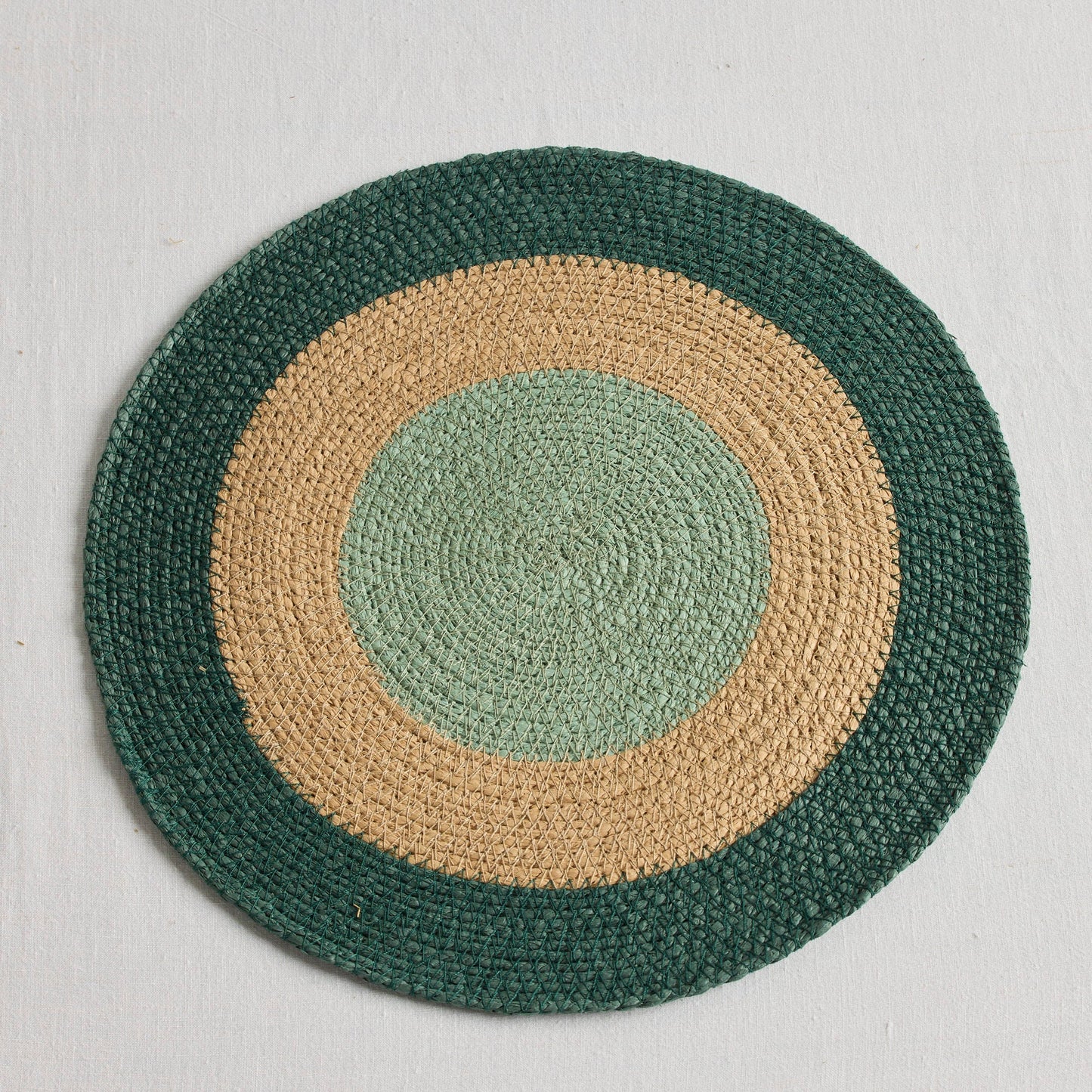 Set de table Petra - Vert foncé/Vert clair