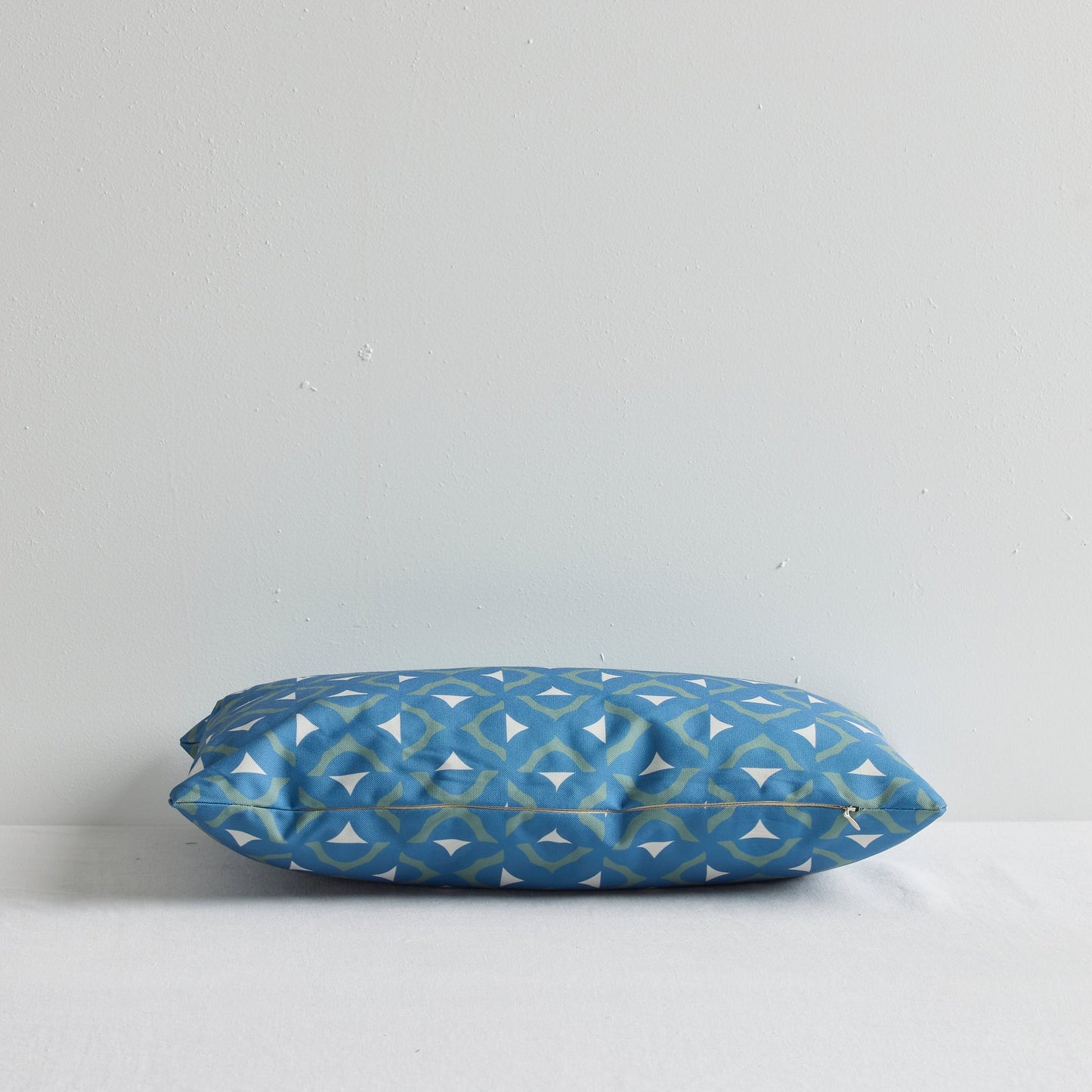 Coussin d'extérieur Tyler - 30 x 50 cm - Bleu-vert