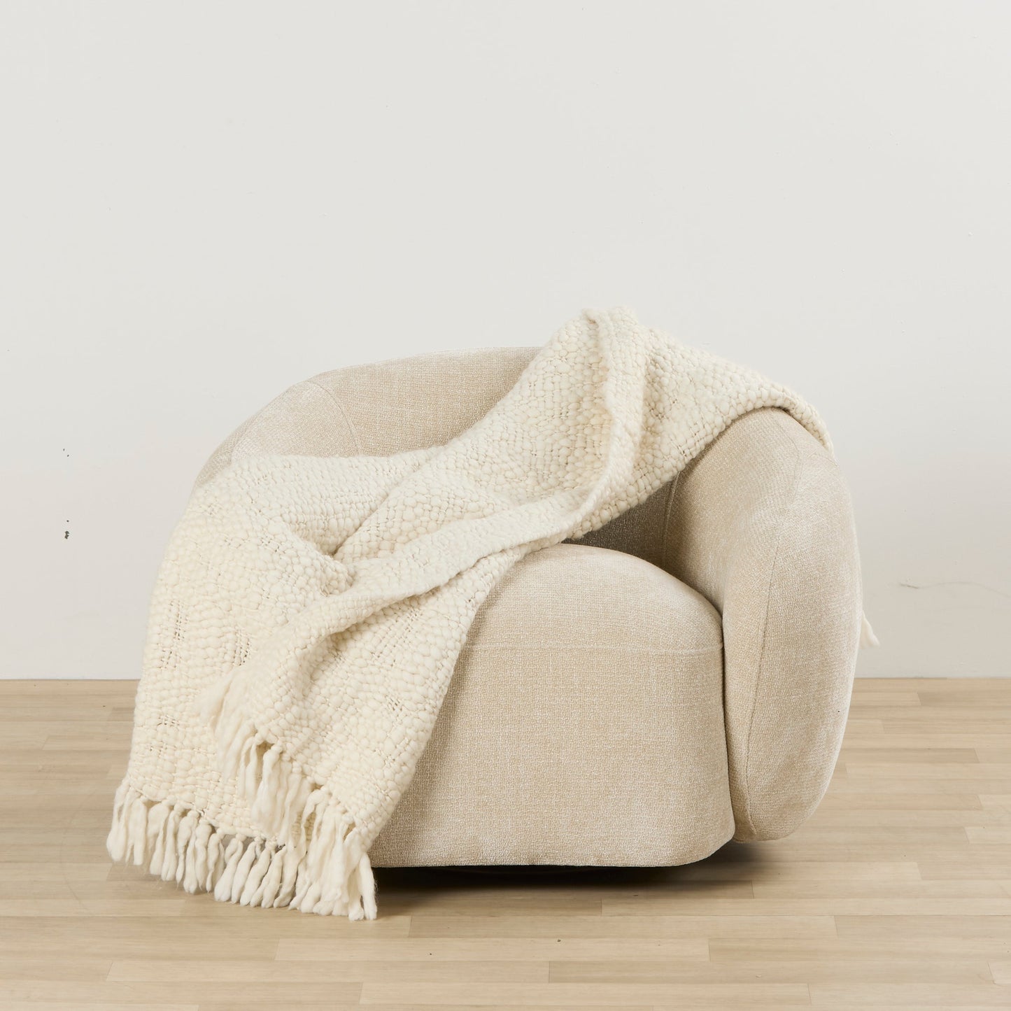 Plaid Aura Weave - Ivoire