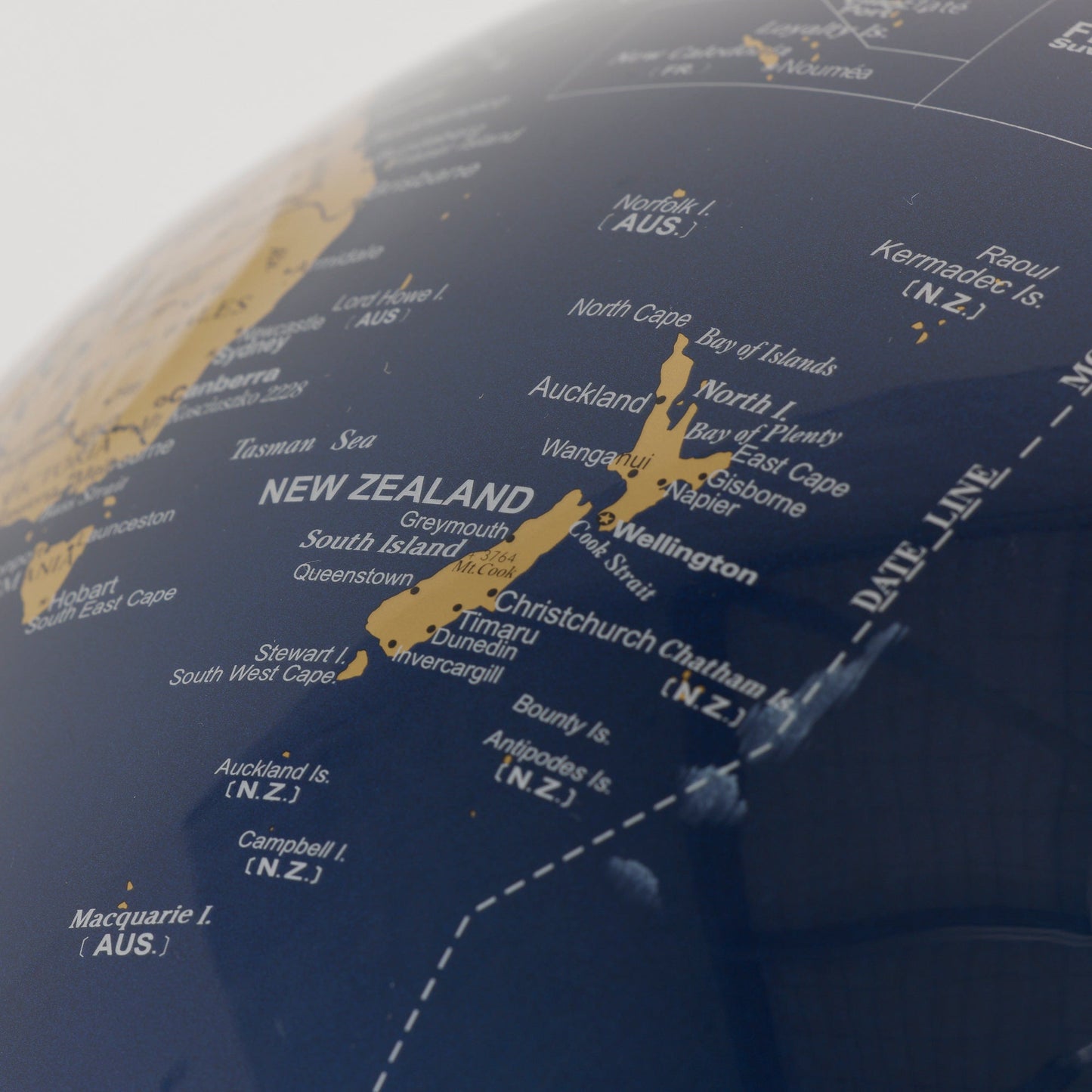 Terra Globe Standing - Minuit/Or