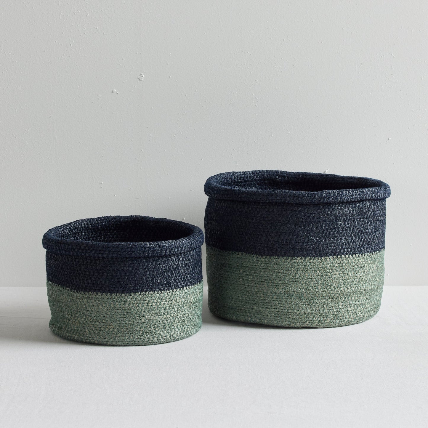 Demi-panier - Moyen - Bleu marine/Gris bleu
