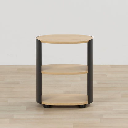 Table d'appoint Stellan - Naturel/Noir