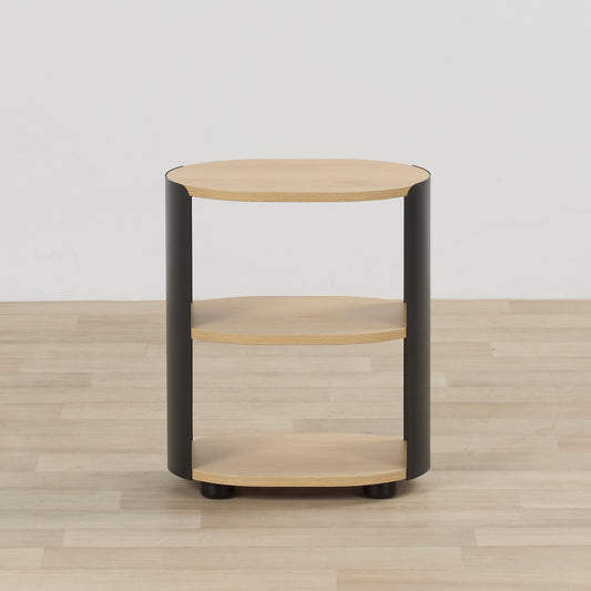 Table d'appoint Stellan - Naturel/Noir