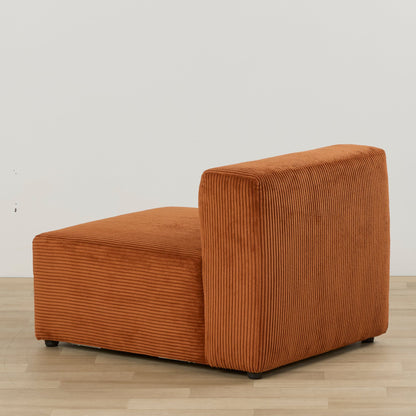 Finnian 1 place sans accoudoirs - Orange brûlé