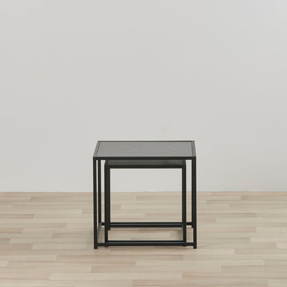 Tables gigognes Eliot - Noires - Lot de 2