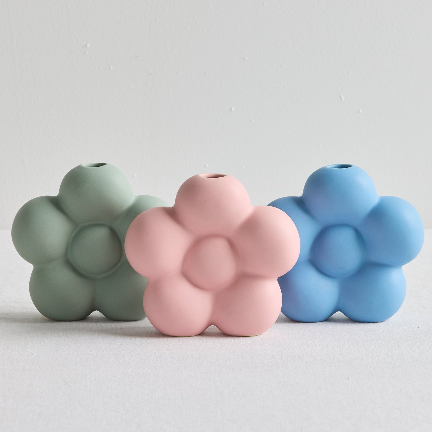 Vase fleuri - Framboise