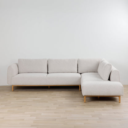 Canapé d'angle Blake 3,5 places - Naturel