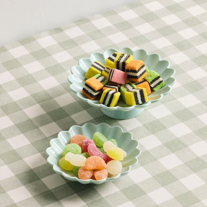 Plat sur pied Aster - Œuf de canard