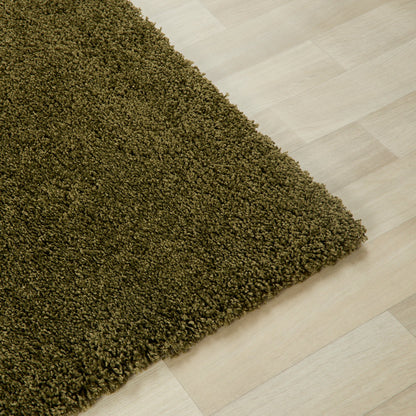 Tapis Maddox Shag - Olive - 300 cm