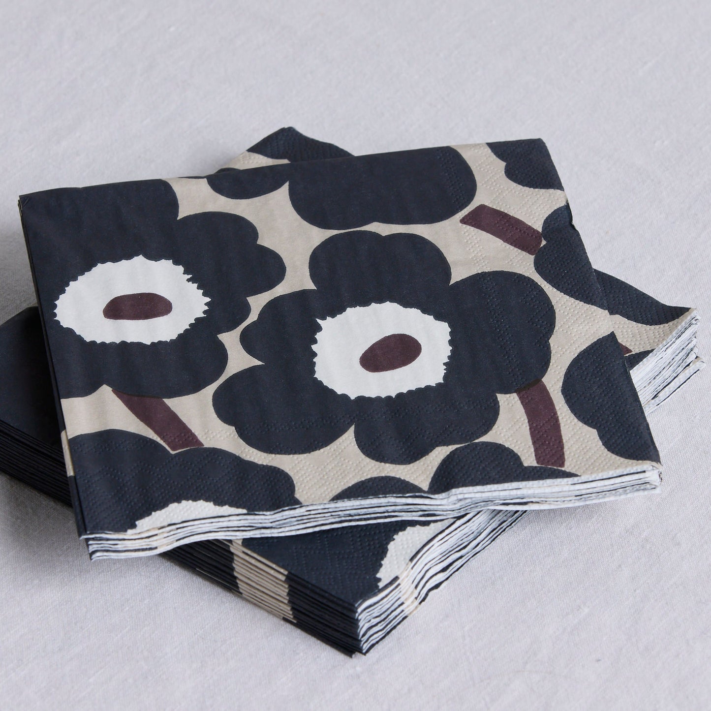 Serviettes en papier Marimekko - Bleu/Lin - 20pc