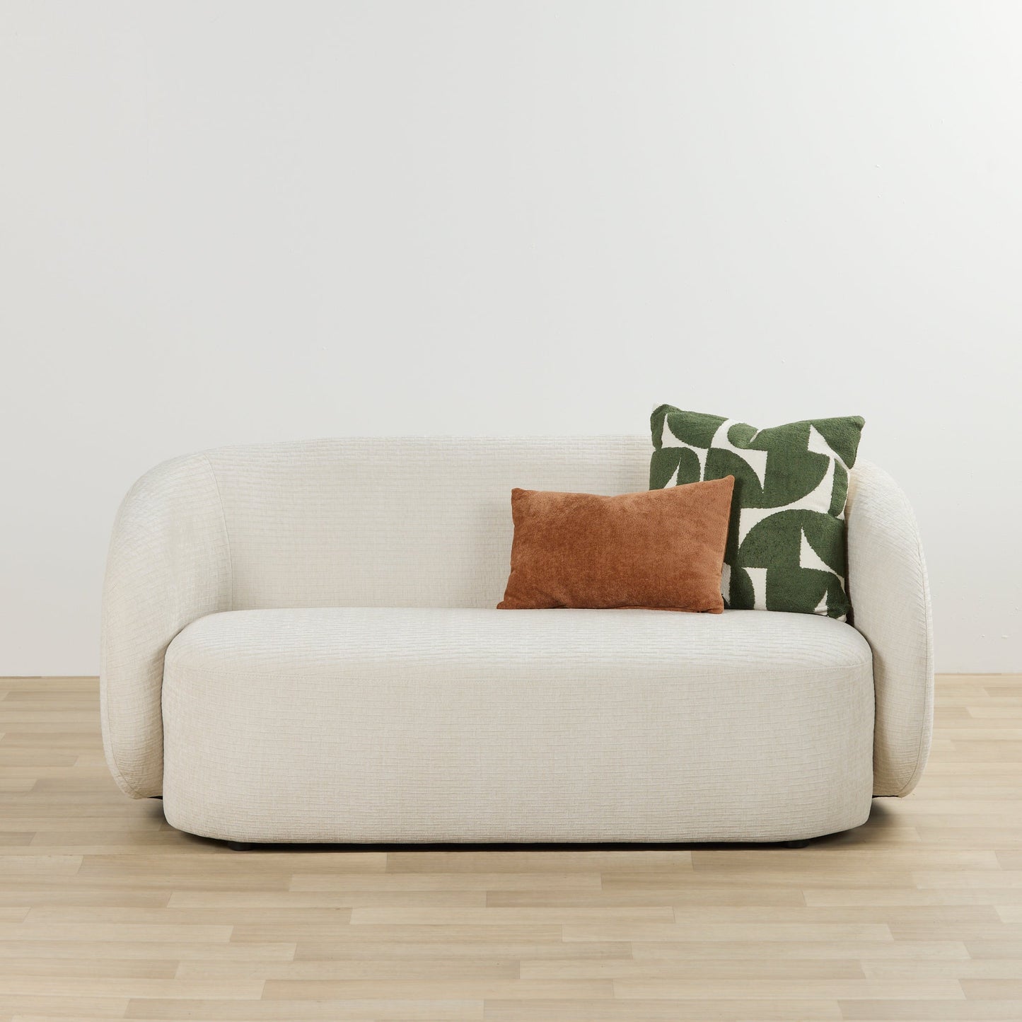 Coussin Sharda - 50 x 50 cm - Blanc/Vert moyen