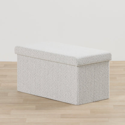 Pouf pliable - Grand - Gris clair