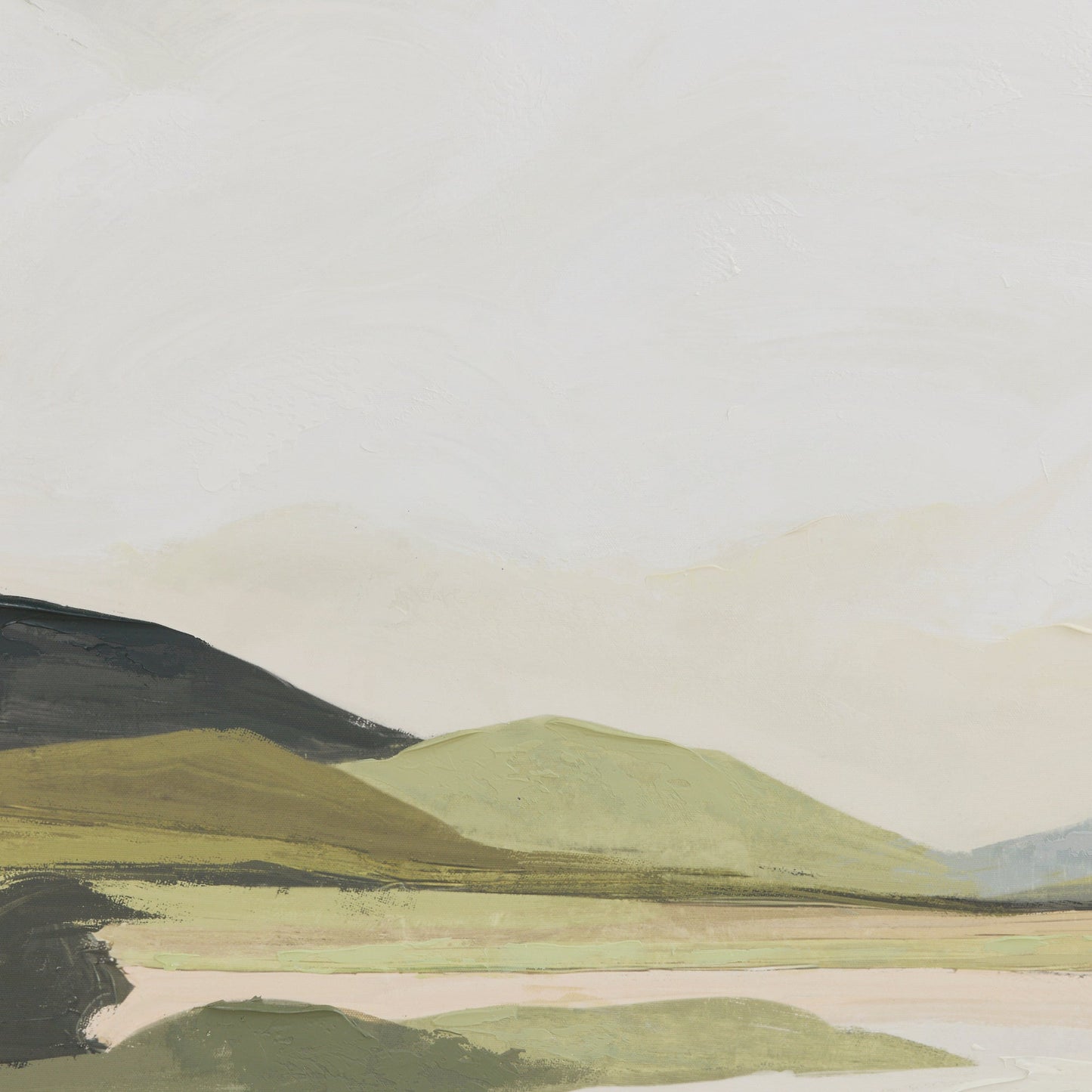 Œuvre d'art Nuage sur les collines