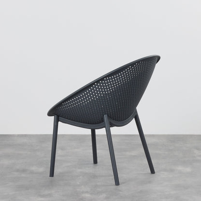 Fauteuil Skye - Noir Gris