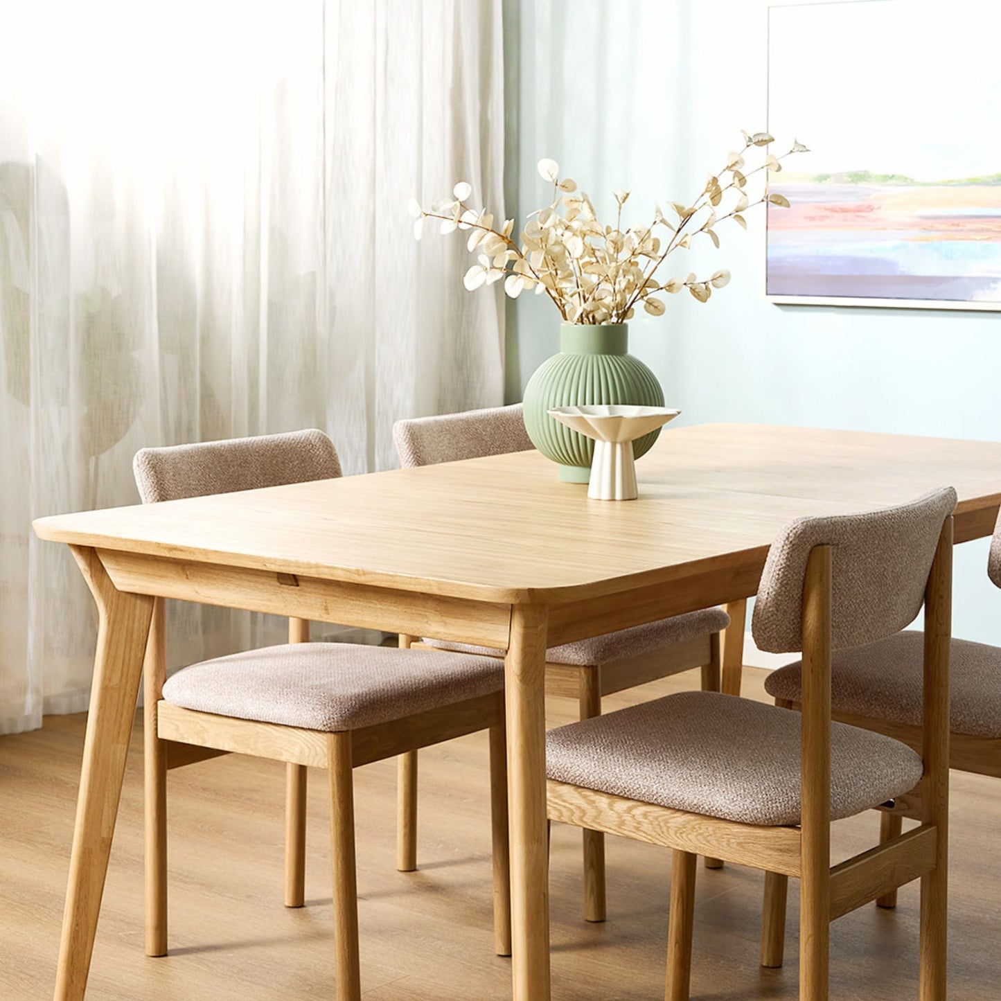 Chaise de salle à manger Lenni - Chêne/Sable