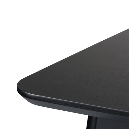 Table de salle à manger rectangulaire Whitby - Noire