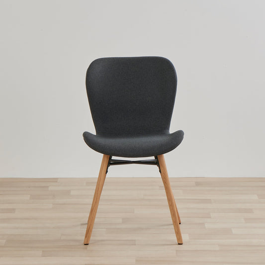 Chaise de salle à manger Sala - Chêne/Ardoise