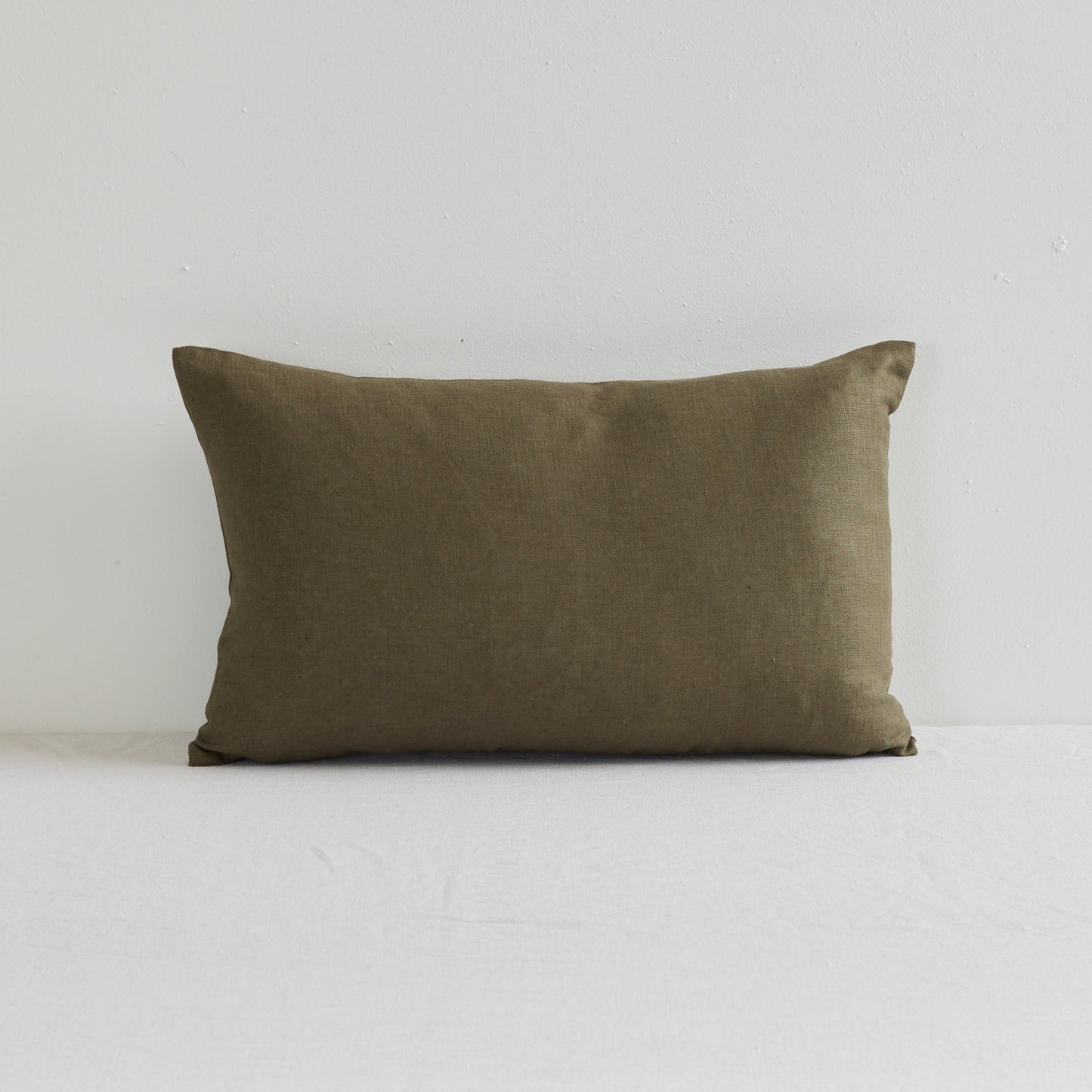 Coussin en lin Jasper - Mousse - 30 x 50 cm