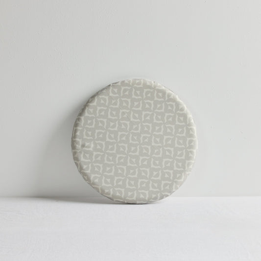 Coussin de siège d'extérieur rond Tyler - Imprimé naturel