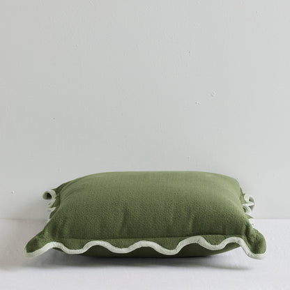 Coussin perle - Vert moyen/Menthe - 50x50cm