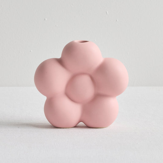 Vase fleuri - Framboise