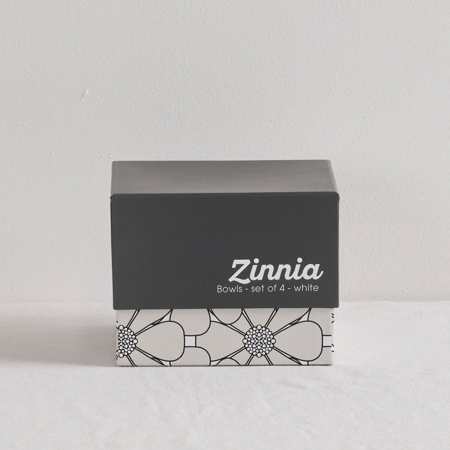 Ensemble de 4 bols Zinnia - Blanc