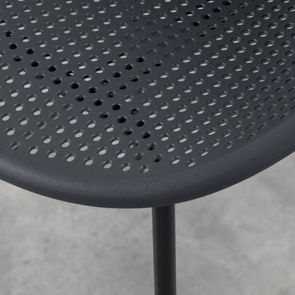 Tabouret de bar Skye - Noir/Gris
