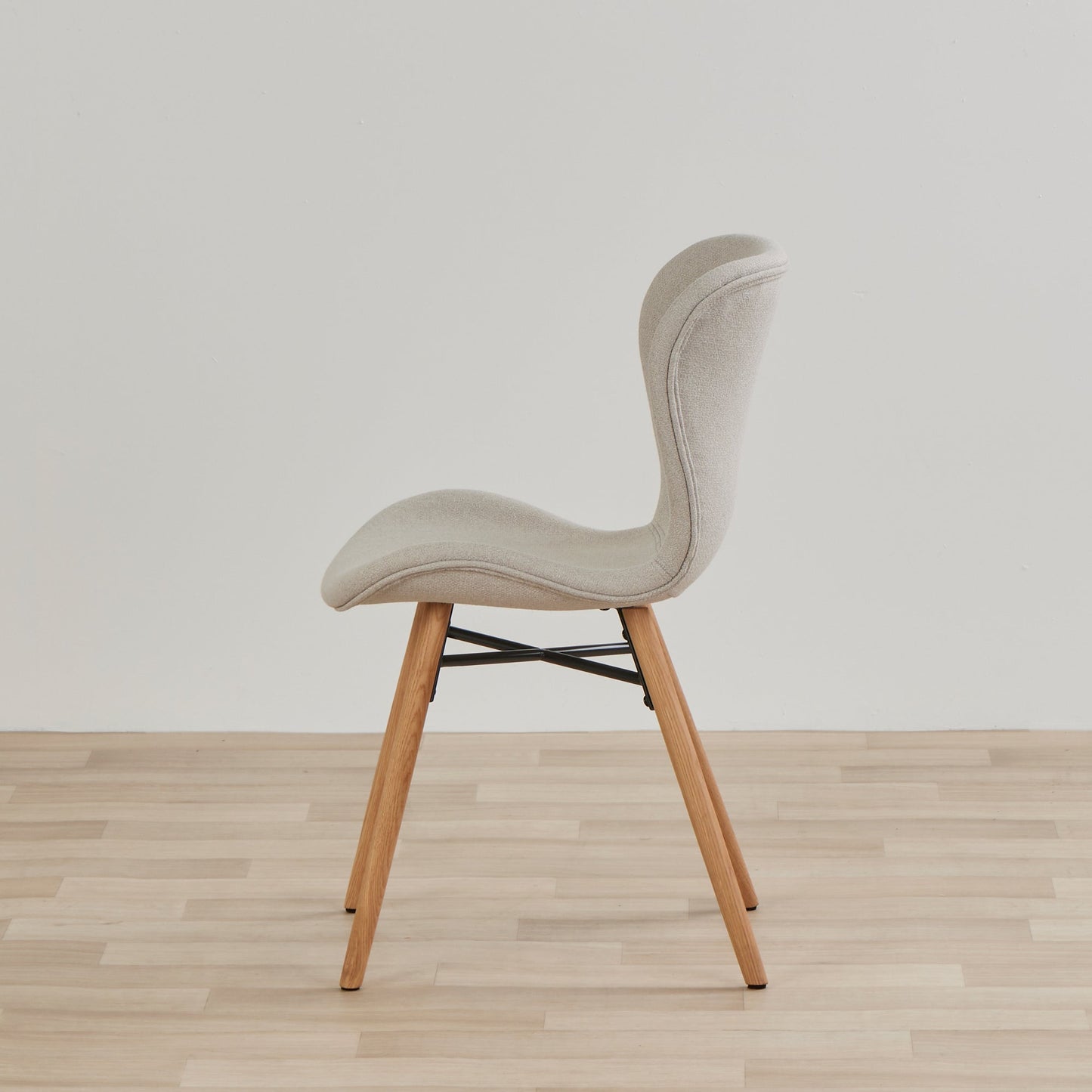 Chaise de salle à manger Sala - Chêne/Crème