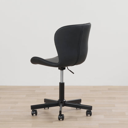 Chaise de bureau Sala PU - Noire