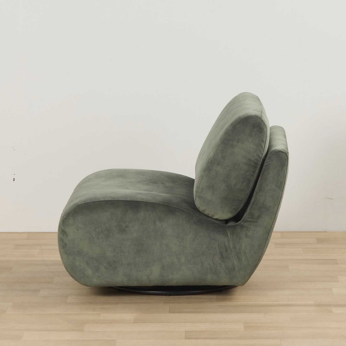 Fauteuil pivotant Sashka - Vert forêt