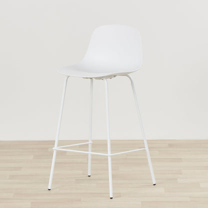 Tabouret de bar Roxby - Blanc