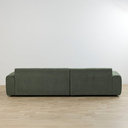 Chaise longue 3 places Coban - Verte