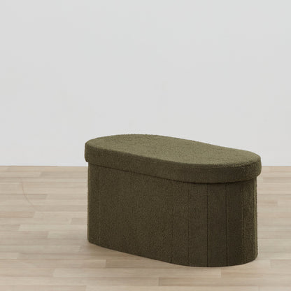 Pouf Toby - Vert olive