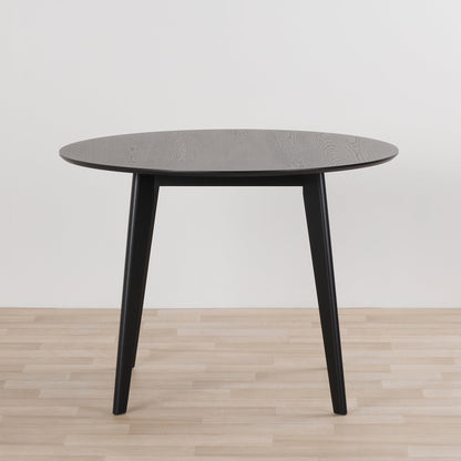 Table de salle à manger ronde Whitby - Noire - 105 cm