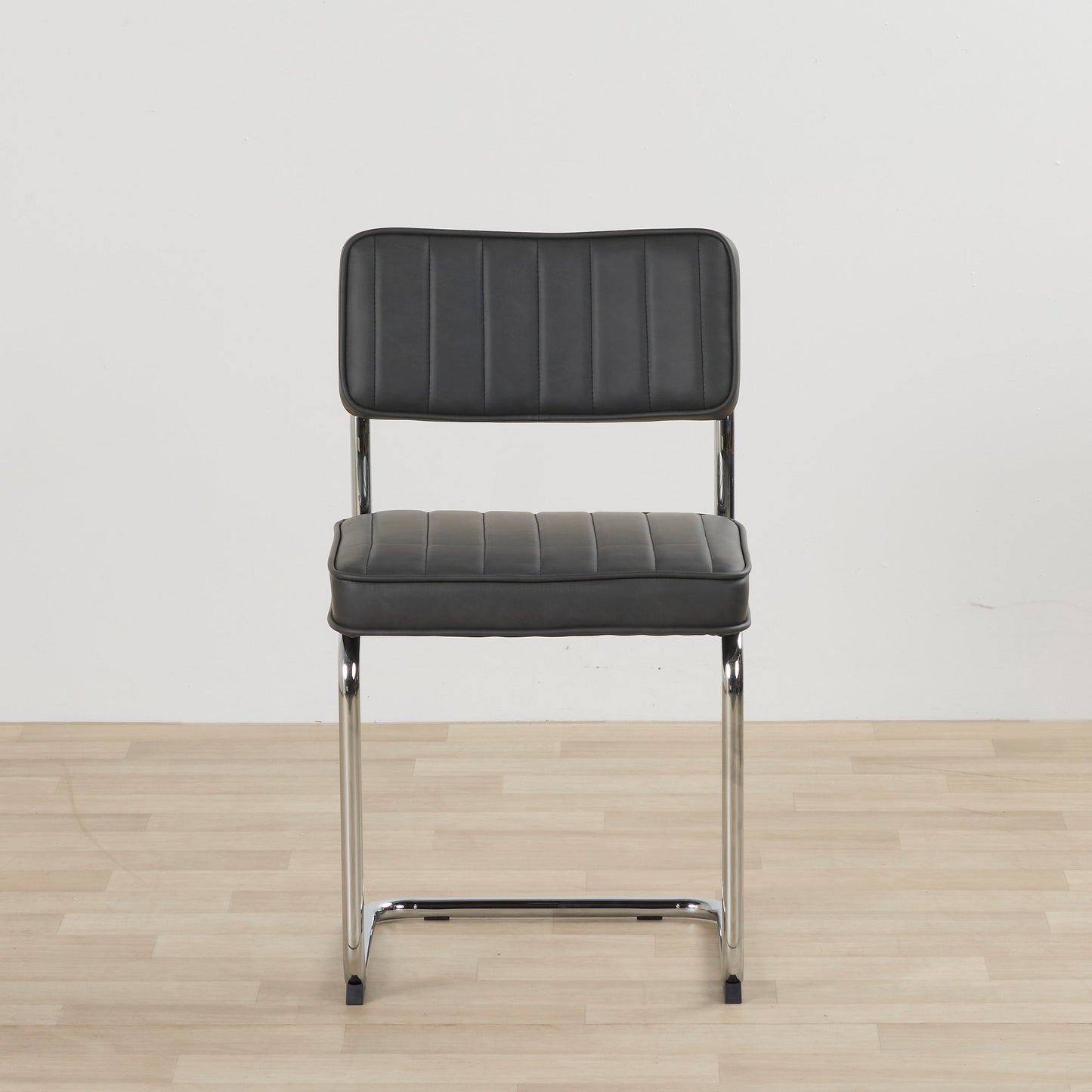 Chaise de salle à manger Barnaby - Gris anthracite PU