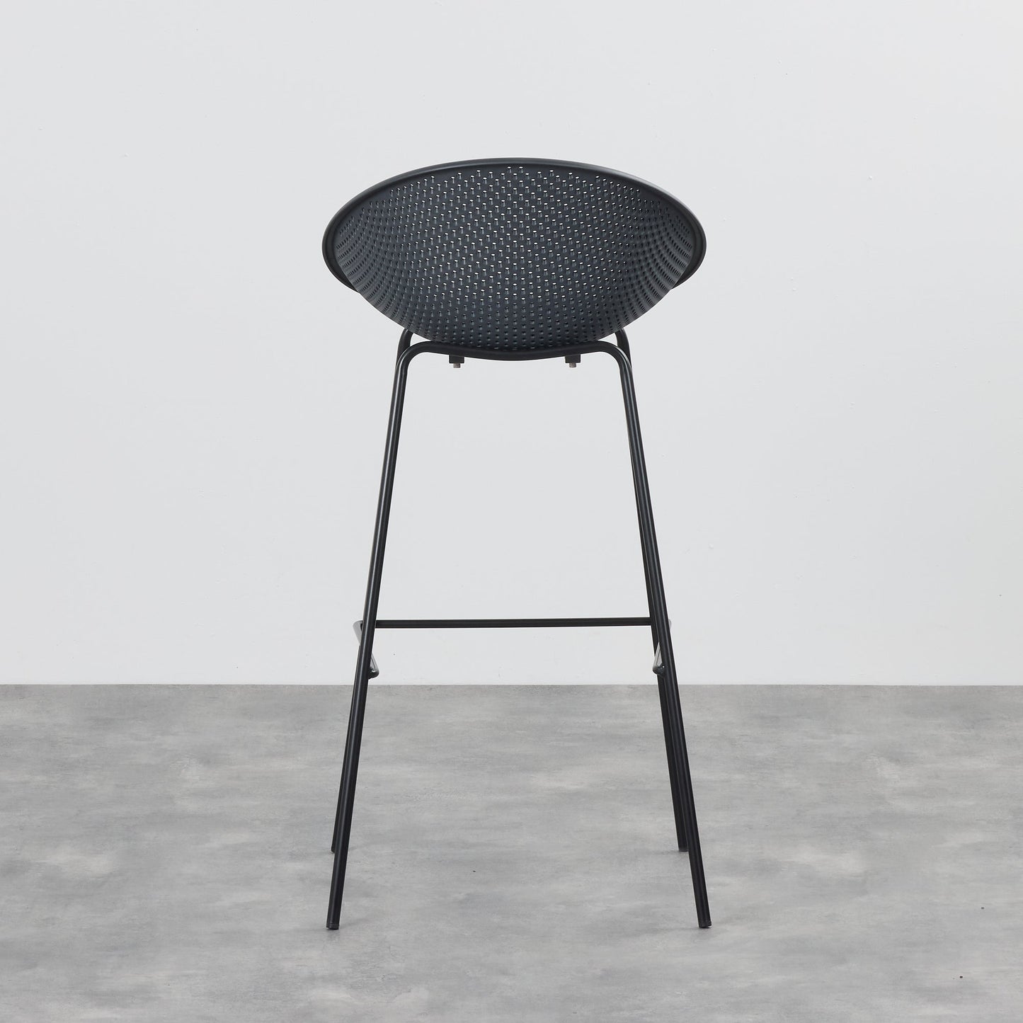 Tabouret de bar Skye - Noir/Gris