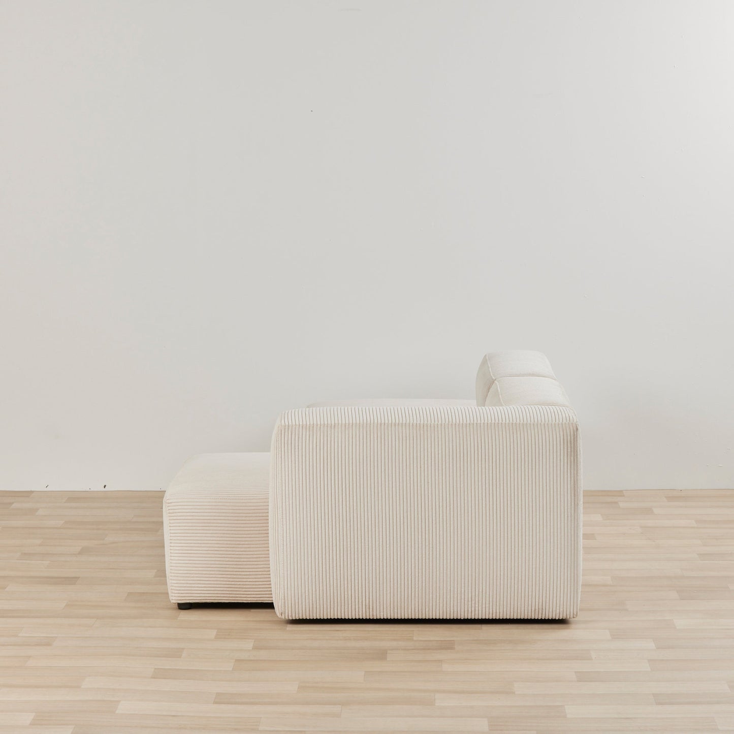 Méridienne Finnian 2 places à droite - Blanc cassé