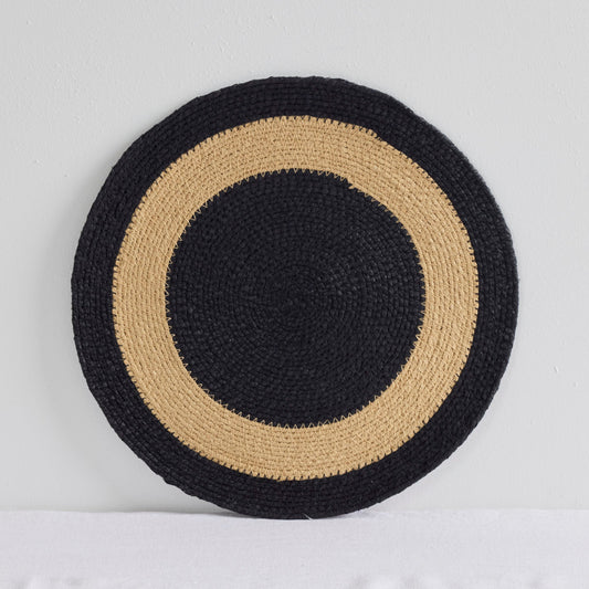 Set de table Petra - Noir/Naturel