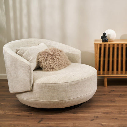 Fauteuil pivotant Lunar - Naturel